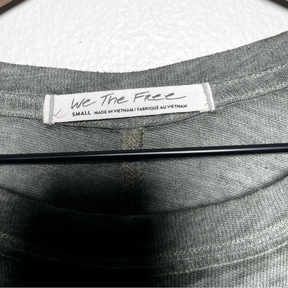 We the Free Green Shirt Small Green Vintage Wash Short Sleeve Oversized Boxy - Picture 3 of 8